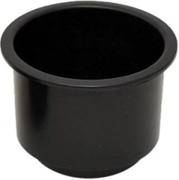 Подстаканник врезной Attwood диам. 95мм черный (11789-1)